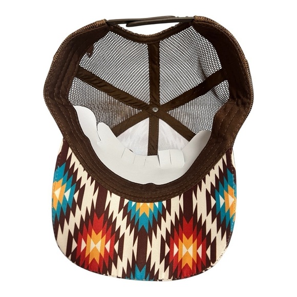 Ranch Dress’N unisex Baseball Cap Aztec Print New - Picture 5 of 8